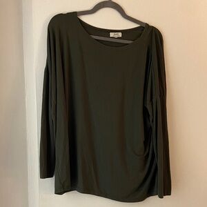Piko Olive Green Longsleeve Top, sz. S